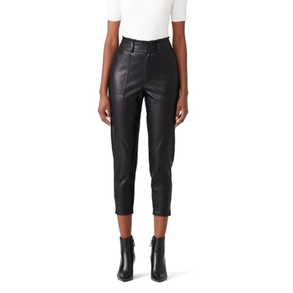 Vegan leather pants